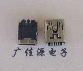 龙岩MINI USB前两脚插座 90度卧式 端子DIP针脚定义