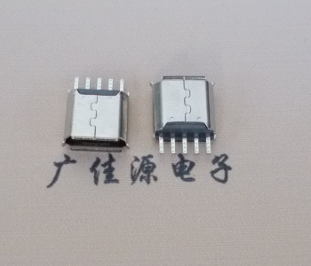 龙岩Micro USB接口 母座B型5p引脚焊线无后背