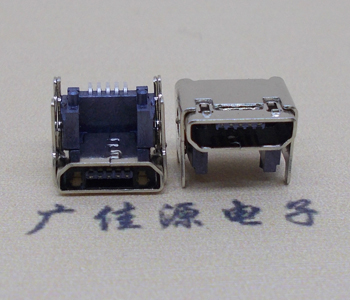 龙岩MICRO USB 5P母座 SMT垫高 L=4.15双壳
