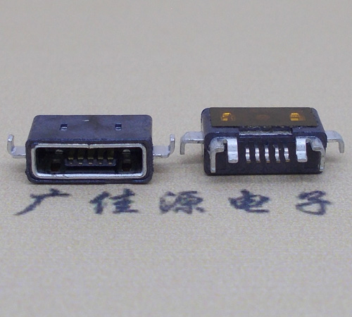 龙岩MICRO USB防水AB型口母头3D图纸封装