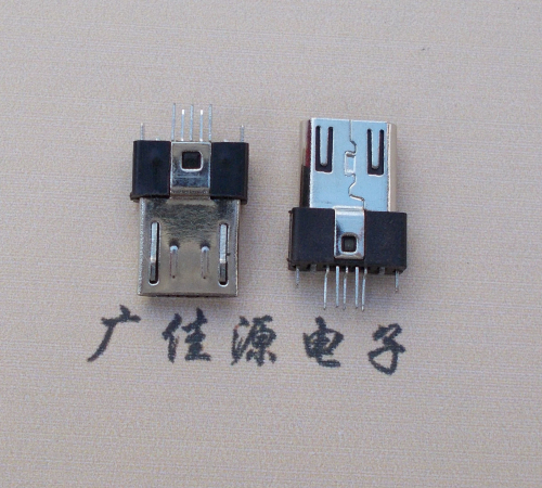 龙岩MICRO USB2.0插头.带卡勾-无卡勾夹板公头