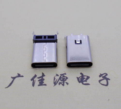 龙岩 立插type c2p母座铆合式180度两脚直插H=13.1、13.7、14.2、15.1mm