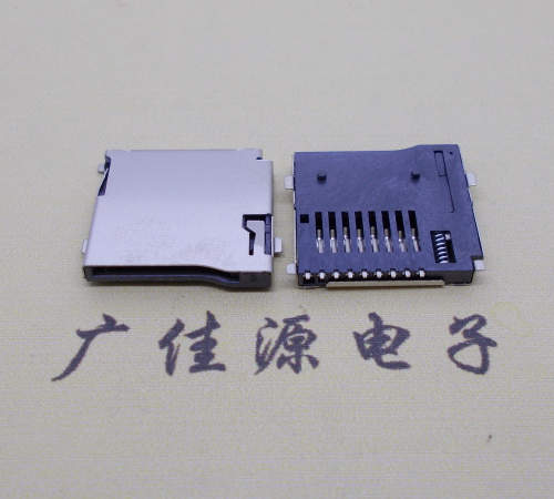 龙岩 厂家直销TF-卡座9p自弹网络储存卡座尺寸规格齐全