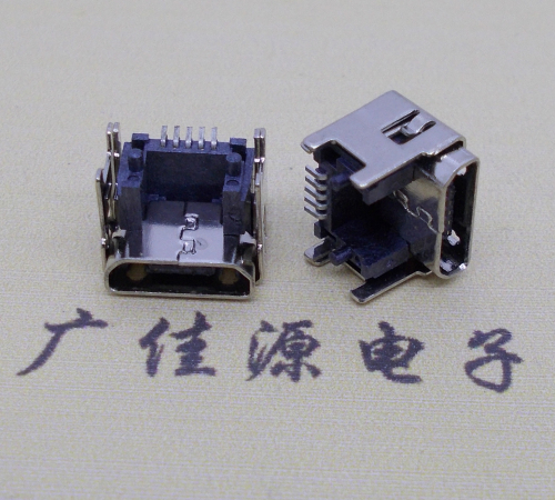 龙岩MICRO USB5pin加高母座 垫高1.55/2.5/3.04/4.45尺寸接口
