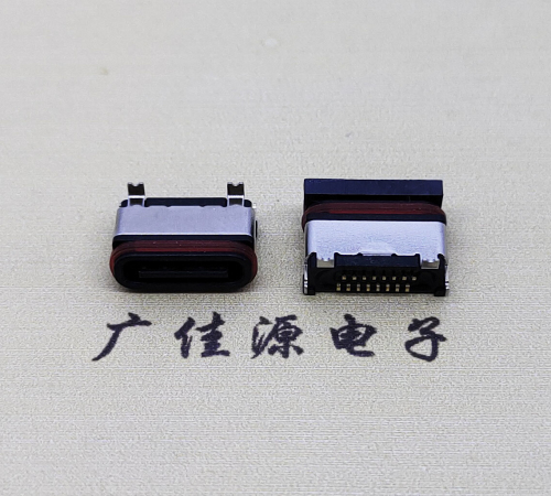 龙岩TYPE-C16P立贴防水母座接口.6.5/6.8设计尺寸规范