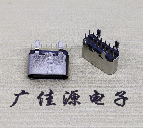 龙岩USB 3.1TYPE C直插母座16Pin引脚图正负极规范