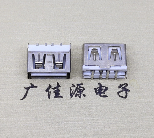 龙岩usbA母立贴10.0mm短体 DIP立插式连接器接口
